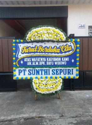 Papan Bunga Duka di Sambungmacan